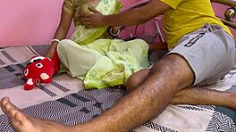 Desi Indian bhabhi bends over for hardcore interracial fucking with dirty talk and moans.