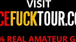 Милая колумбийка была прижата и отсосала туристу