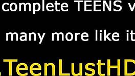 Tinejdžerka brineta sa uskom dupom dobija kremu u žestokom jebanju dupeta