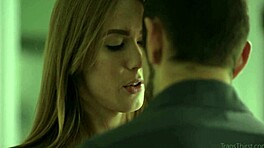 Tranny teen unta riceve servizio da troia con pompino - Aiden Ashley, Eva Maxim