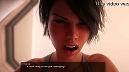 Милфи Цити секс сцена 21: грубо анално јебање и пушење курца у 3Д игри