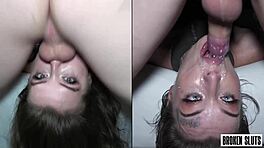 Mereka hampir tak tahan kongkek kasar dalam klip remaja 18+ buatan sendiri. Kekacauan patuh murni!