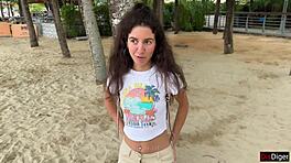 Jemput Gadis dari Suami Cuckold di Pantai, Bawa ke Hotel untuk Ngewe Liar.