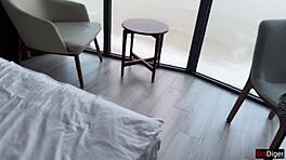 ليزا راشة مع ديبثروت سولو صغير 18+ 18+ صدر أحذية كعب صغير 18+ 18+ صدر إصبع غاغينغ