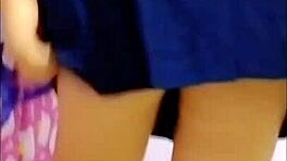 Реальное видео мексиканской студентки ОЧЕНЬ ВОЗБУЖДЕННОЙ. Не устоял и помог своей ХУЕМ