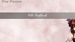 Tía buena en vestido de sol se ahoga con polla enorme en acción babosa