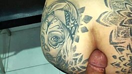 Latina tatuadora panas telan semua, kongkek keras di Medellín!