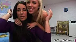 Huge Tit Blonde Girl Teases with Amateur Big Tits