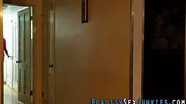 Hey, that redheaded pornstar just got cummed on