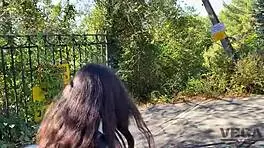 Why do five guys cum all over that stupid bitch's face?