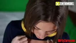 Sexy Blonde Strips And Uses Big Dildo On Pussy