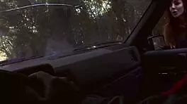 Teenage couple becomes sexually experienced in the forest