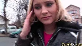 busty german girl plays with her pussy using toys