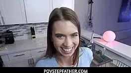 Skinny Girl Fucks Stepfather