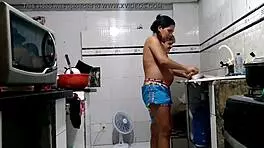 Homemade Fun With Young Girl