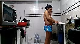 Homemade Fun With Young Girl