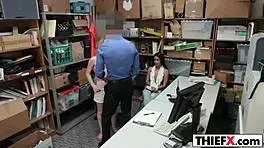 Officer Bangs Sweet Teen Thief
