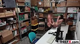 burglar drills teen in garage at work