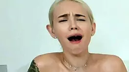 Girls in suits ride dildos and come hard 😍