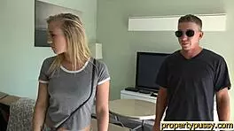 Big Dick Agent Fucks Teen During Showing