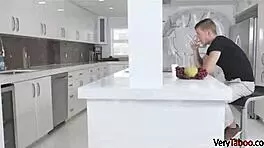 Stepsister gets caught riding in college fantasy