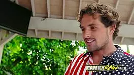 Teen Naughty Babes Enjoy Hard Sex Among Family! Blowjob and Big Ass Action.