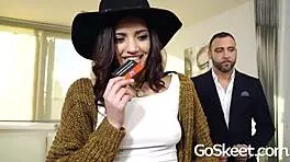 prettiest latina babe gets fucked hard