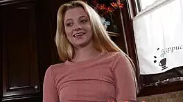 blonde feels intense pleasure riding stepdad in pov