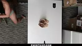 This video is an episode of Asian teen who is torn clothes and pussy spread by a large member