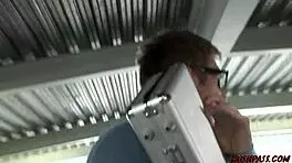 Hey, check this pawg diving deep on teen 18+ cock!