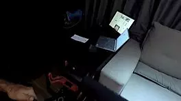 Friend's Naughty Wife Sucks and Licks in Lingerie