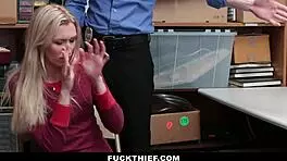 Teen steps cop to save her mom with blowjob