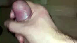 A young amateur quickly masturbates on a chair during massage