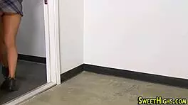 Teenager jizz explosion on campus