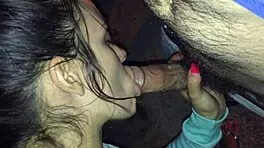 cassie really enjoys sucking cock