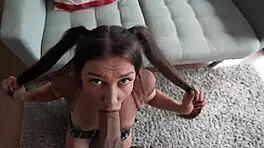The only thing which Steptdad’s naughty fantasies lead to is deep throat and facial