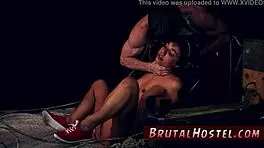 She got spanked and bound first time