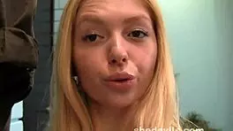 Blonde Amateur Captures Homemade Self-Shot Video In Public Change Room For Voyeur Viewers.