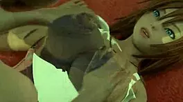 Kingdom Hearts - Kairi Gets Creampied By Anime Teen With Boobs And Pussy