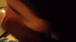 Skinny girl enjoys after party fun