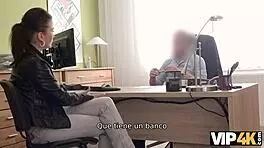 loan agent fucks beautiful girl in casting