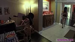 STEP DADDY CREAMPIE FIRST TIME SWALLOWEEN FUN