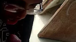 Allyson Knows How To Swallow Billy's Hard Cock!