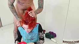 domination cummie bound in painal cum bondage