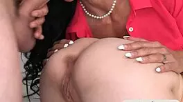 wow, those giant boobs on a milf with a teen 18+!