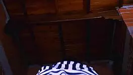 Slim university student seduces lover with skilled passion in apartment