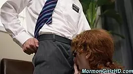 ginger teen 18+ mormon gets nailed 😈