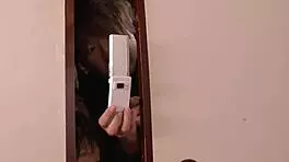 Japanese teen likes solo play and is watched
