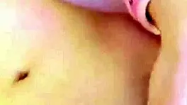 Blonde Amateur Performs Homemade Masturbation and Handjob Session.