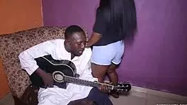 The Guitar Player Uses His Talent to Give Me a Mad Fuck Like Never Before